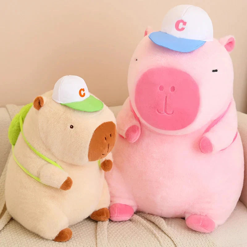 Adorable Sporty Capybara Plush Toy