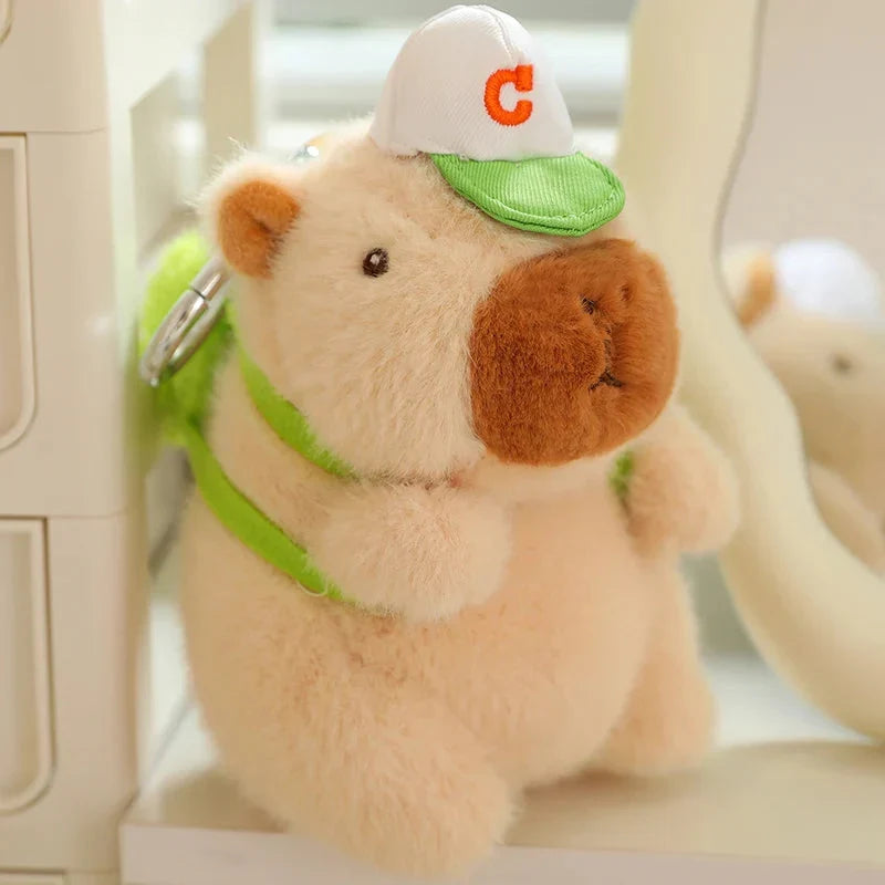 Adorable Sporty Capybara Plush Toy