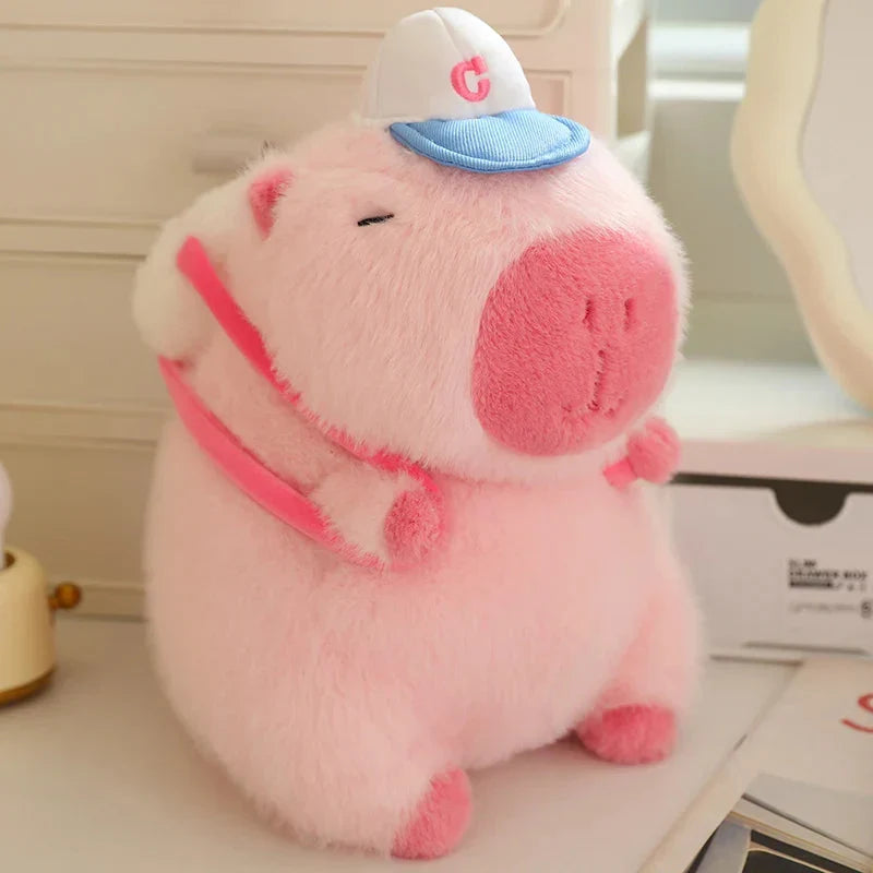 Adorable Sporty Capybara Plush Toy