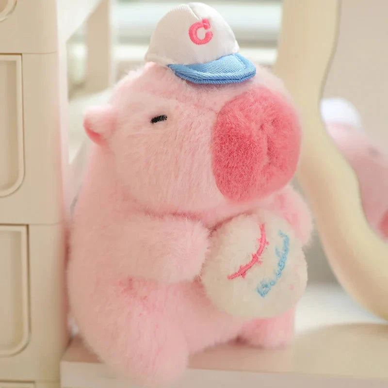 Adorable Sporty Capybara Plush Toy