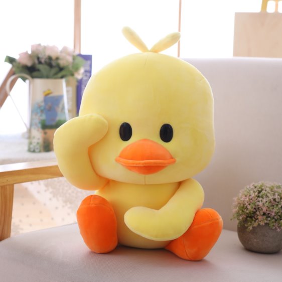 Adorable Dancing Yellow Duck Plush Toy
