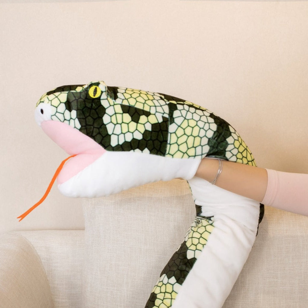 Cuddle Up with Diablo & Ivy: Adorable 63" Snake Plush Companions!