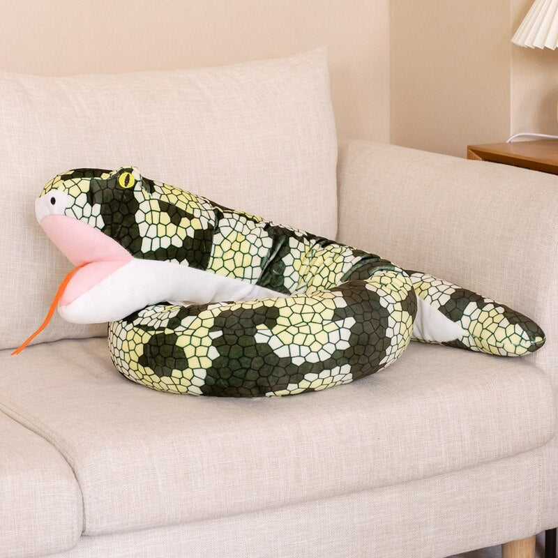 Cuddle Up with Diablo & Ivy: Adorable 63" Snake Plush Companions!