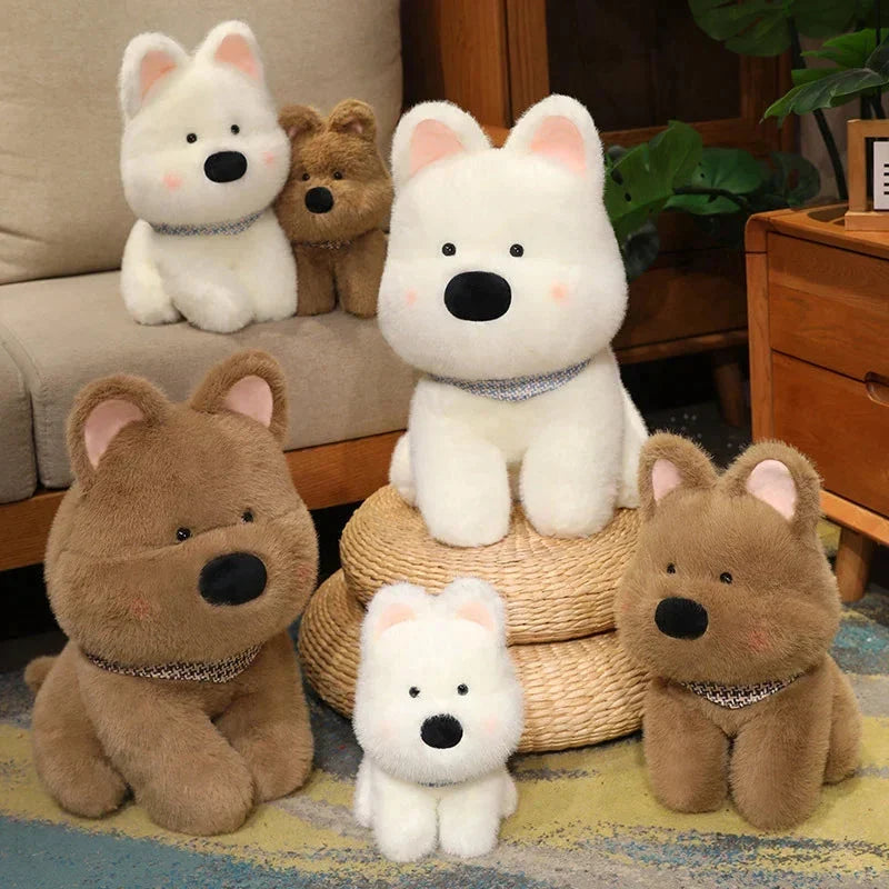 Cuddly Dougal & Skye West Highland Terrier Plush Dog Toy