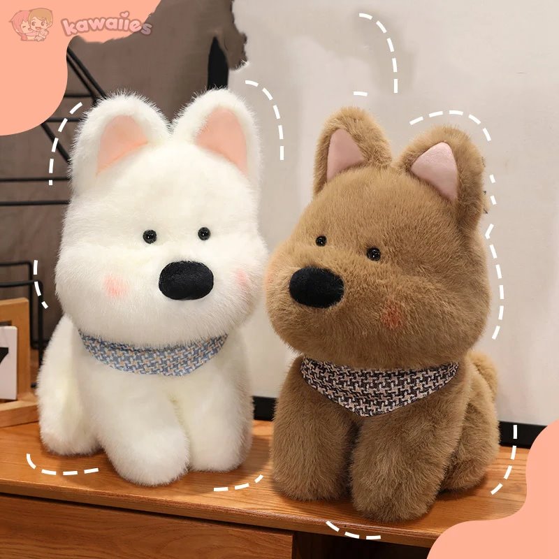 Cuddly Dougal & Skye West Highland Terrier Plush Dog Toy