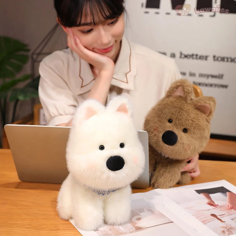 Cuddly Dougal & Skye West Highland Terrier Plush Dog Toy