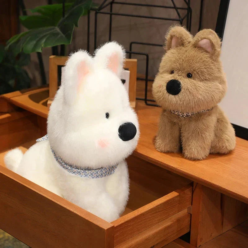 Cuddly Dougal & Skye West Highland Terrier Plush Dog Toy