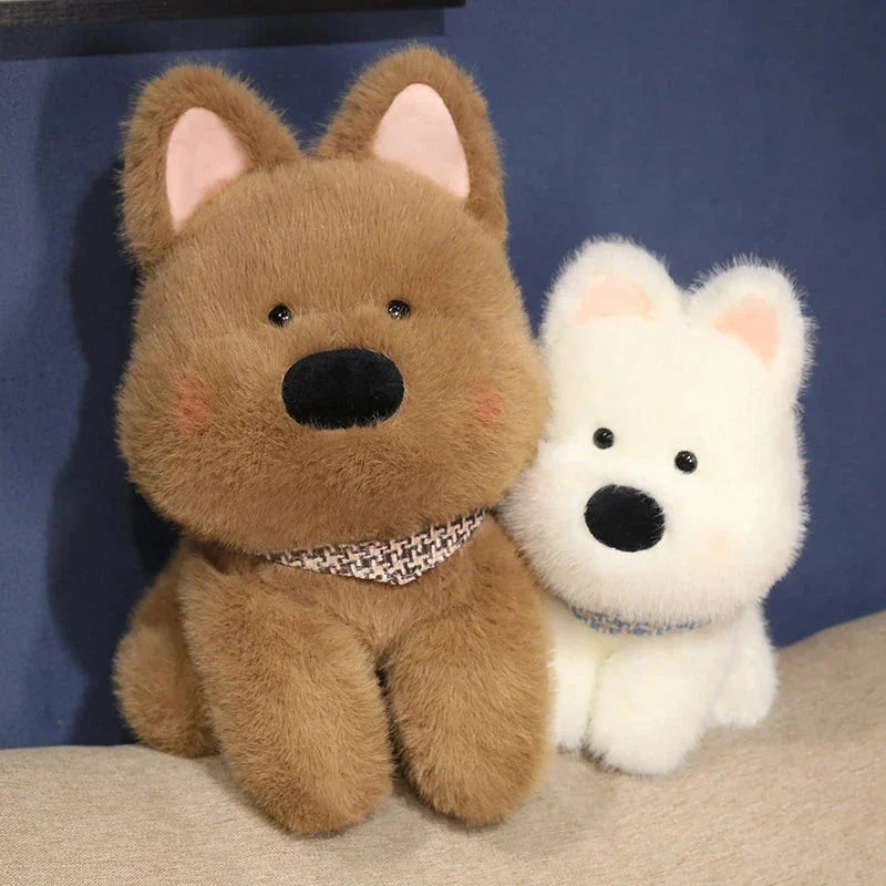 Cuddly Dougal & Skye West Highland Terrier Plush Dog Toy