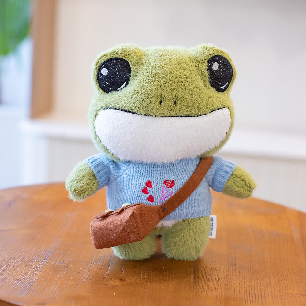 Finley the Adorable Mini Frog Plushie Set