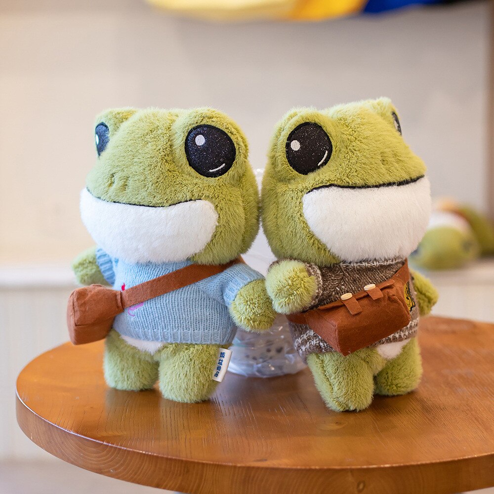 Finley the Adorable Mini Frog Plushie Set