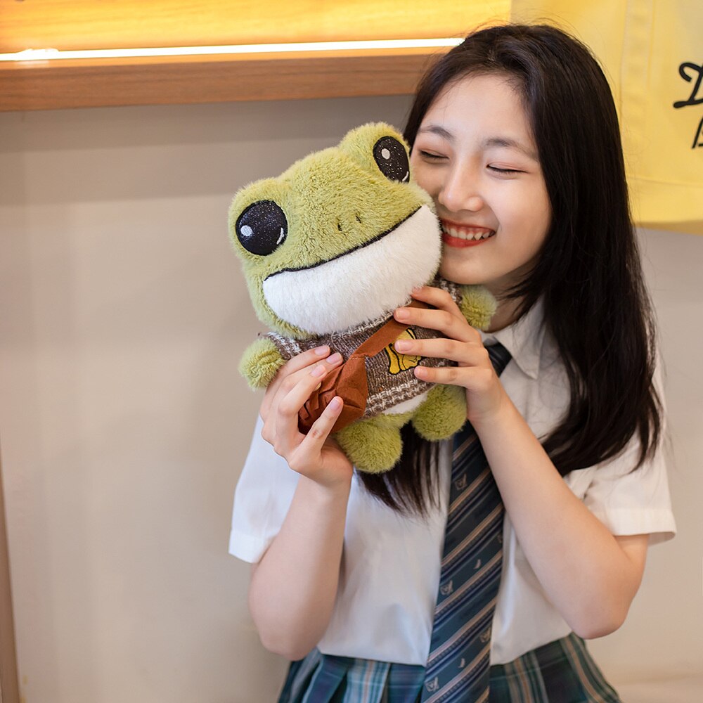 Finley the Adorable Mini Frog Plushie Set
