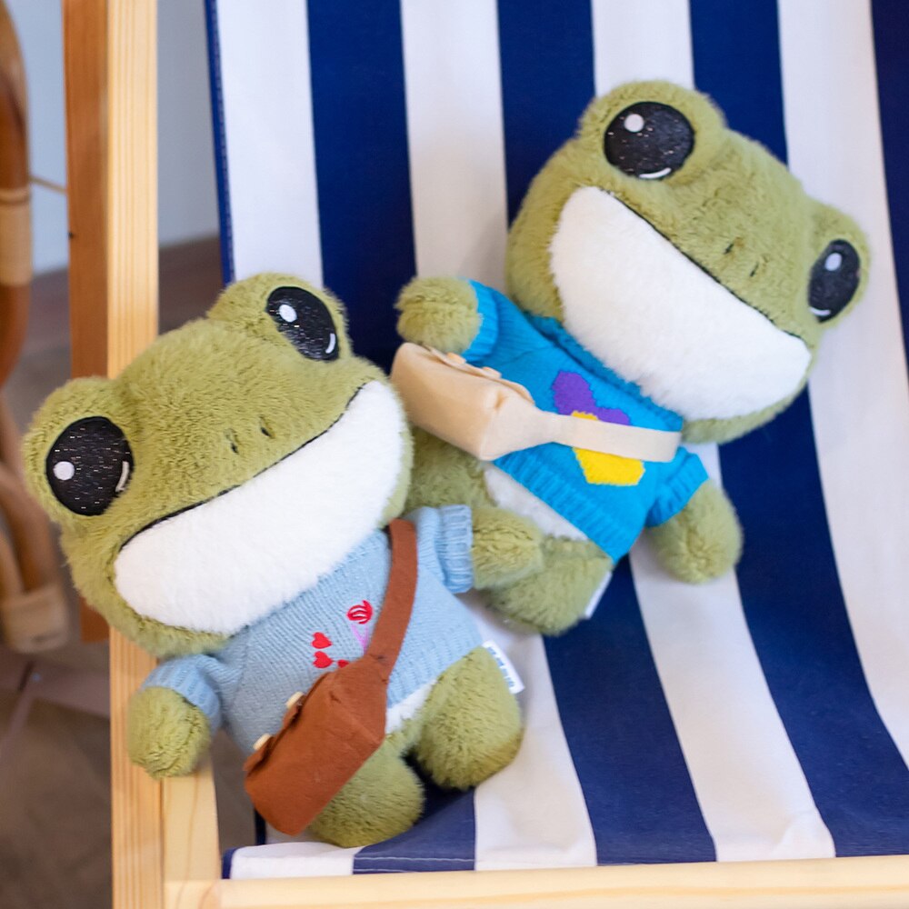 Finley the Adorable Mini Frog Plushie Set