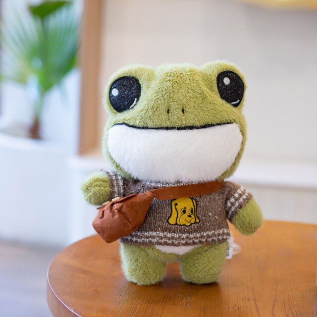 Finley the Adorable Mini Frog Plushie Set