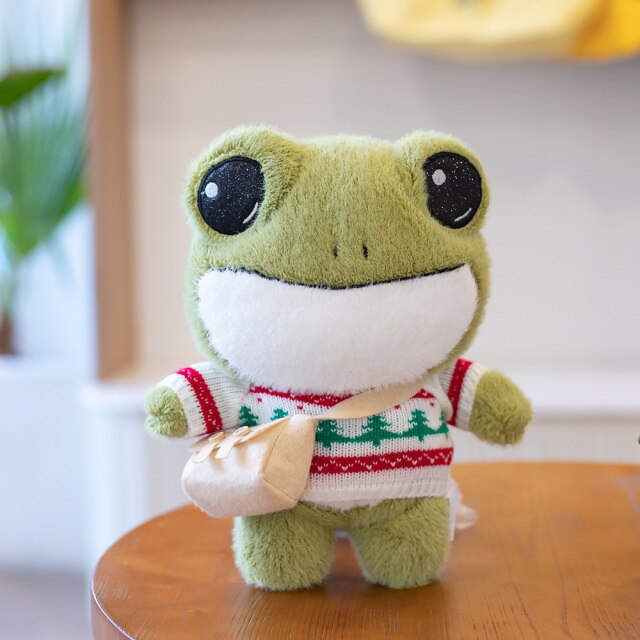 Adorable Finley Mini Frog Plushie Set