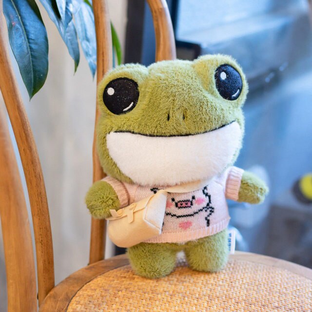 Finley the Adorable Mini Frog Plushie Set