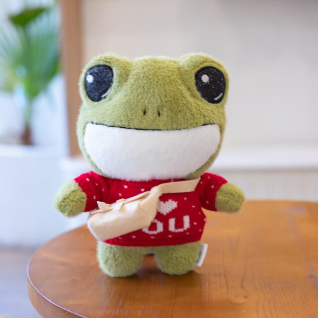Adorable Finley Mini Frog Plushie Set