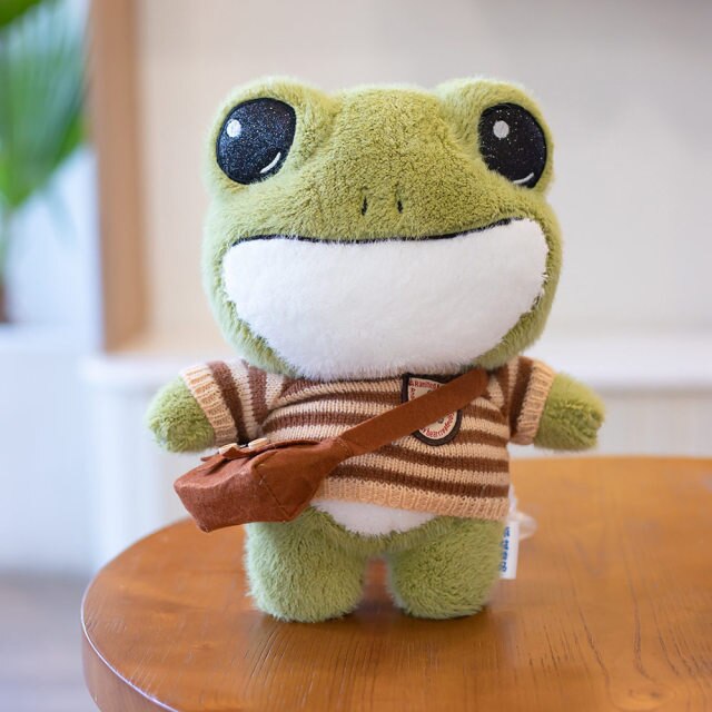 Finley the Adorable Mini Frog Plushie Set