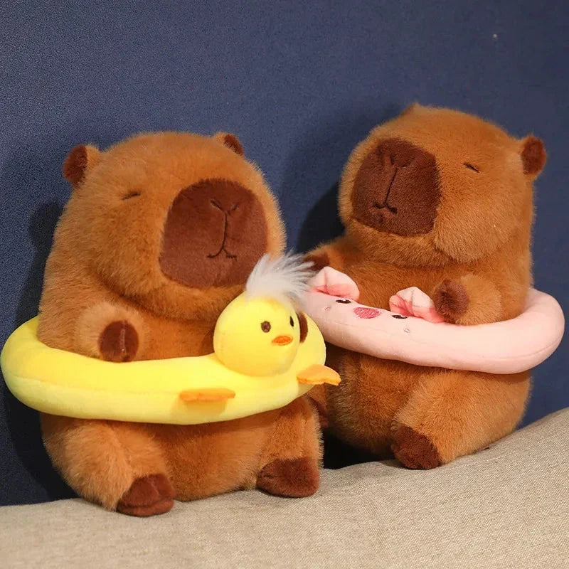 Adorable Floating Fluffy Capybara Plush Toy