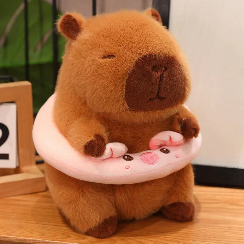 Adorable Floating Fluffy Capybara Plush Toy