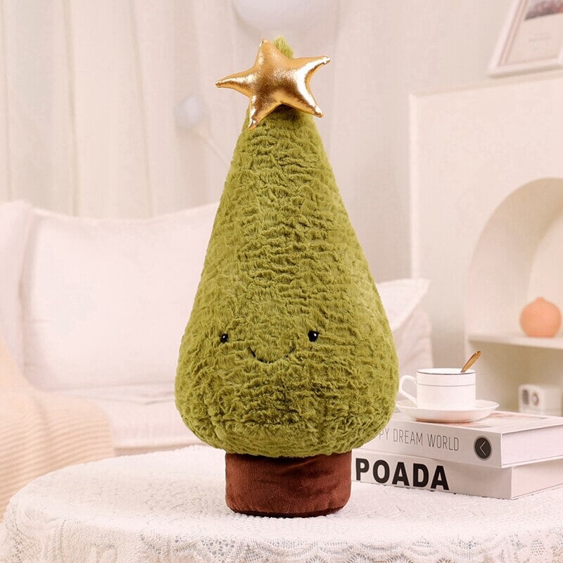 Adorable Fluffy Reindeer Plushie for Your Christmas Tree