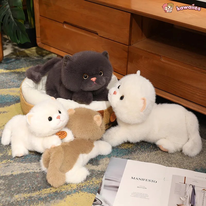 Adorable Fluffy Kitten Squad Cuddle Plushies