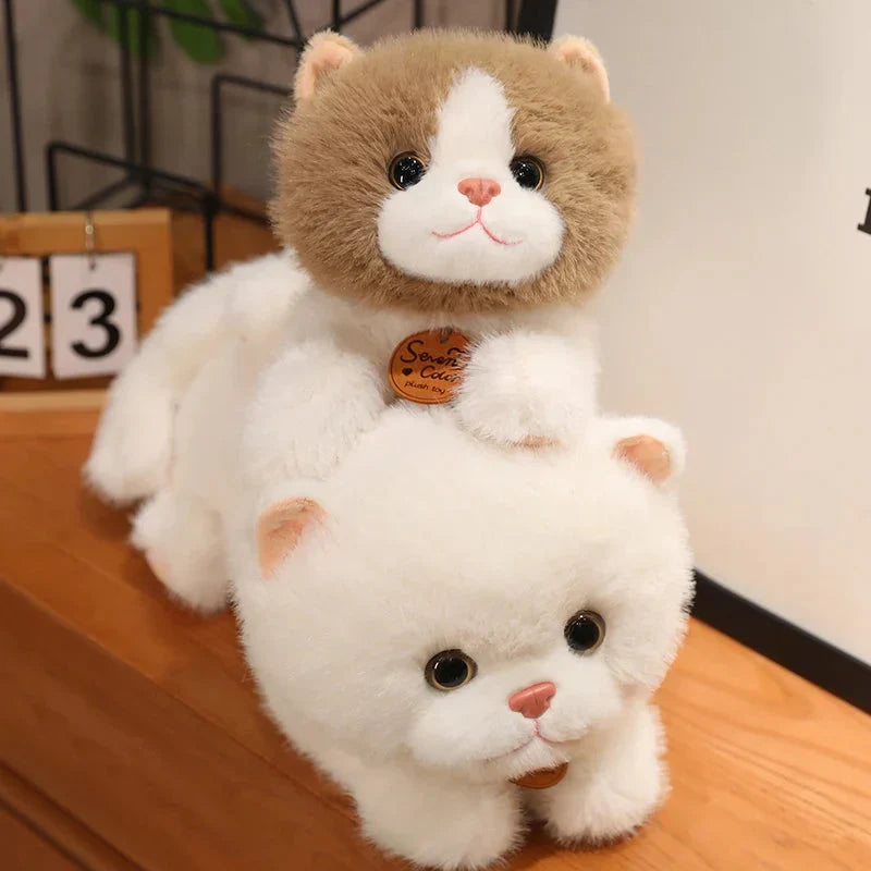 Adorable Fluffy Kitten Squad Cuddle Plushies