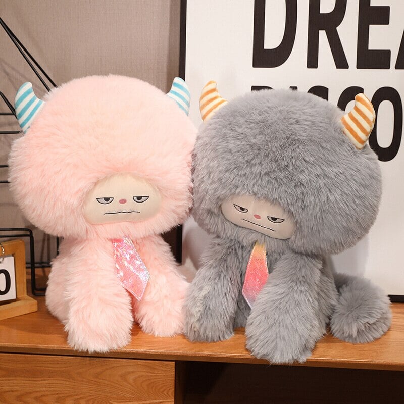 Cuddly Fluffy Monsters Plush Toy Family