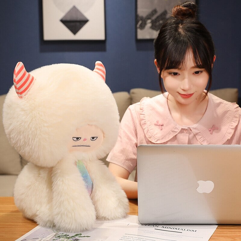 Cuddly Fluffy Monster Plushie Family