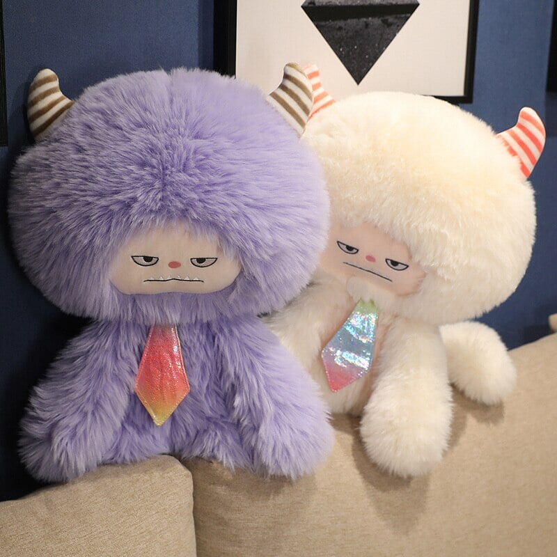 Cuddly Fluffy Monsters Plush Toy Family