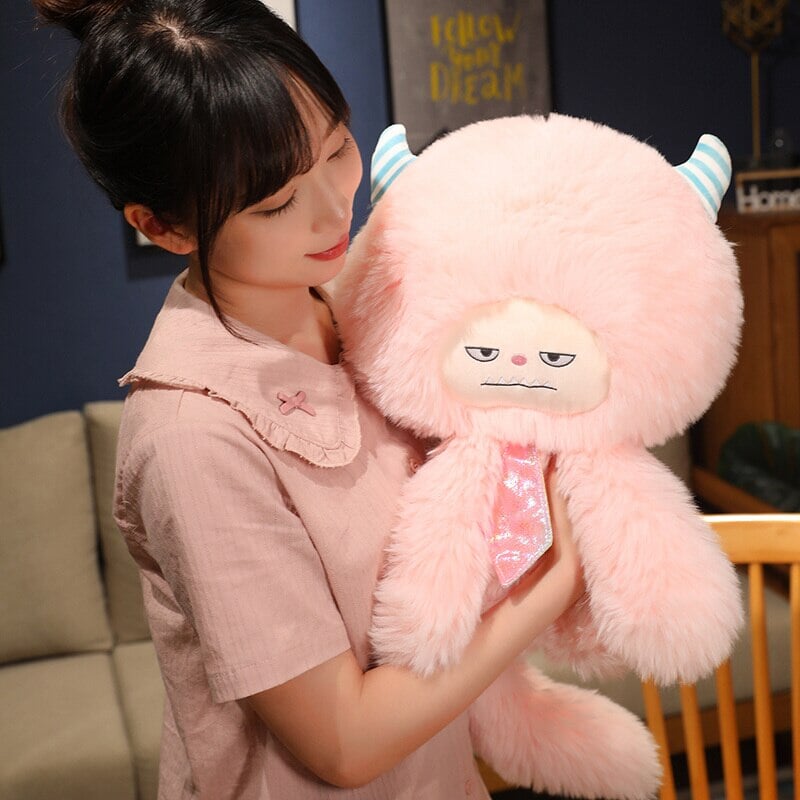 Cuddly Fluffy Monsters Plush Toy Family