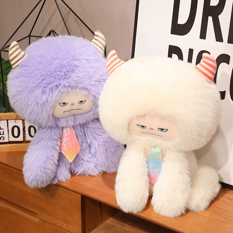 Cuddly Fluffy Monsters Plush Toy Family