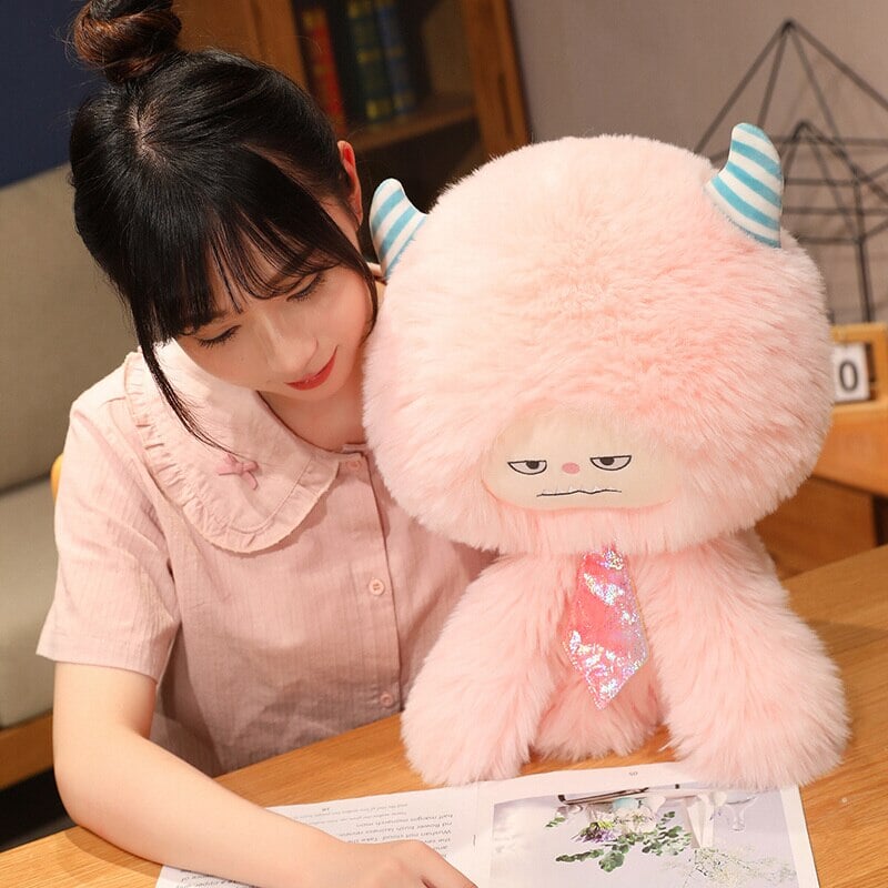 Cuddly Fluffy Monsters Plush Toy Family