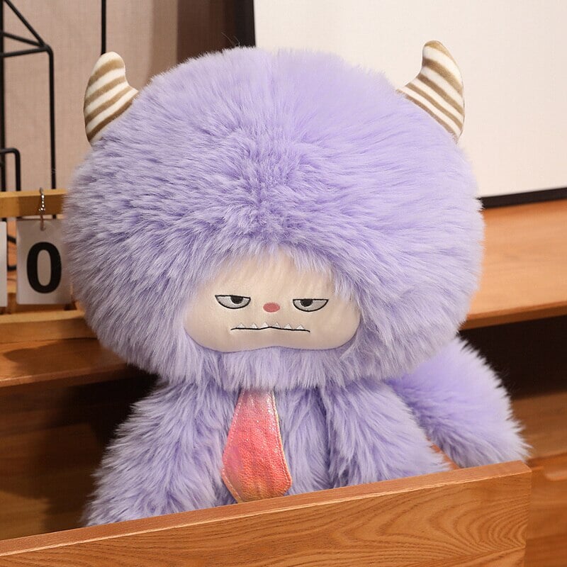 Cuddly Fluffy Monster Plushie Family