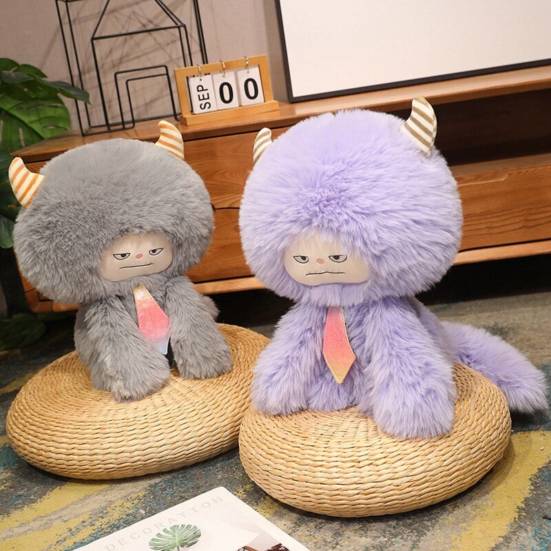Cuddly Fluffy Monsters Plush Toy Family
