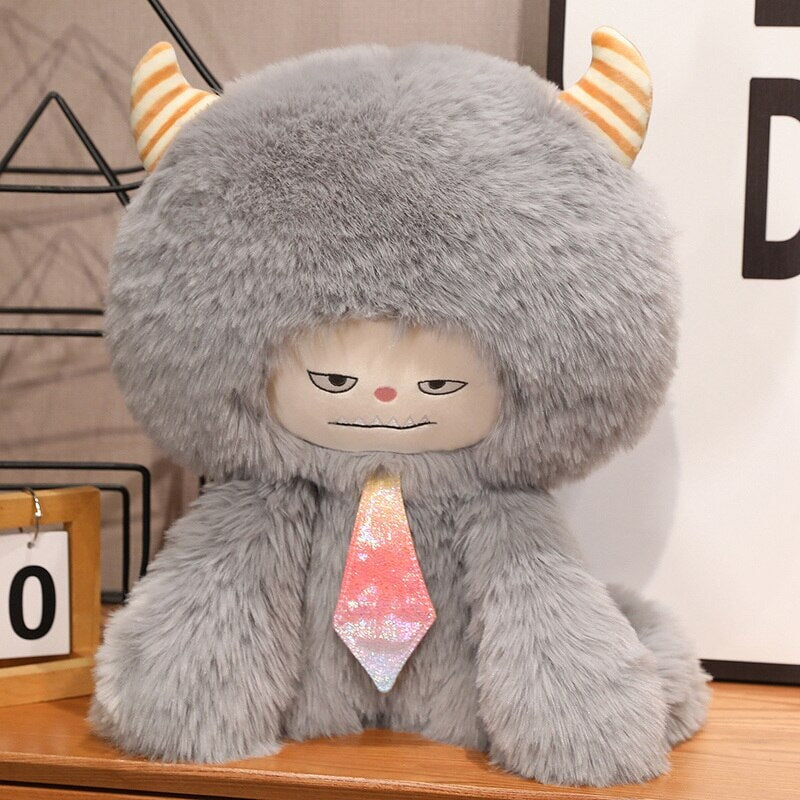 Cuddly Fluffy Monsters Plush Toy Family