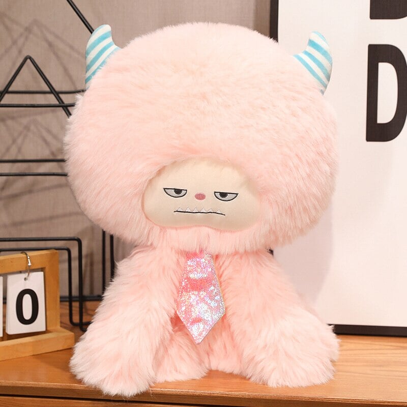 Cuddly Fluffy Monster Plushie Family