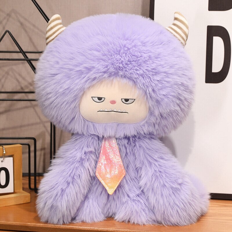 Cuddly Fluffy Monsters Plush Toy Family