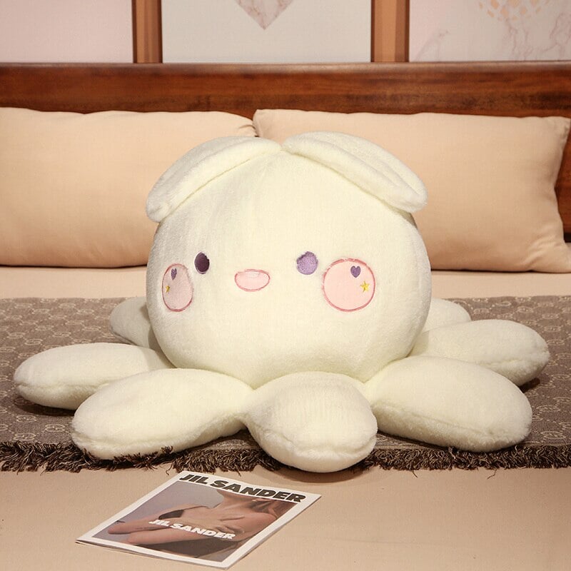 Adorable Fluffy Plushies: Octo-Animal Fox, Cat, Bunny, and Bear Collection