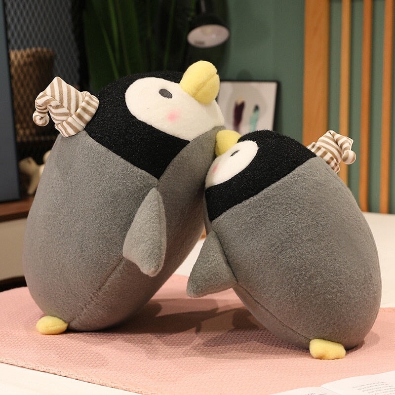 Adorable Kawaii Fluffy Penguin Plush Toy - Freckles!