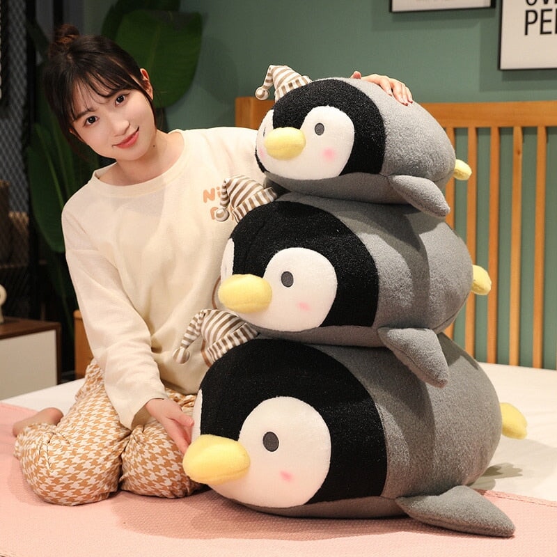 Adorable Fluffy Penguin Plushie – Meet Freckles!