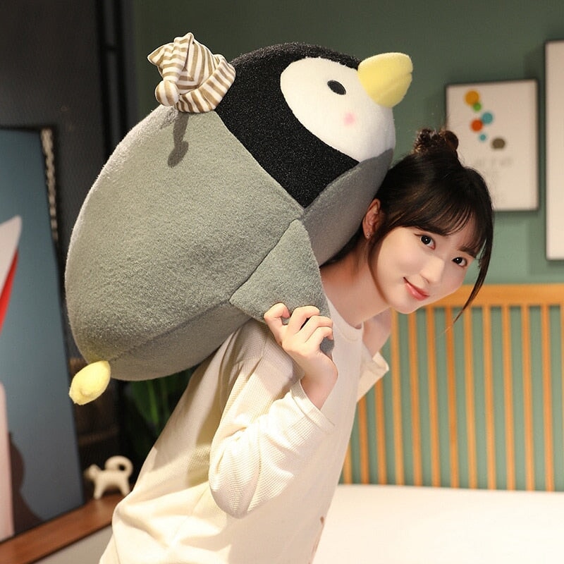 Adorable Fluffy Penguin Plushie – Meet Freckles!