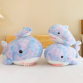 Cozy Rainbow Shark Plush Toy