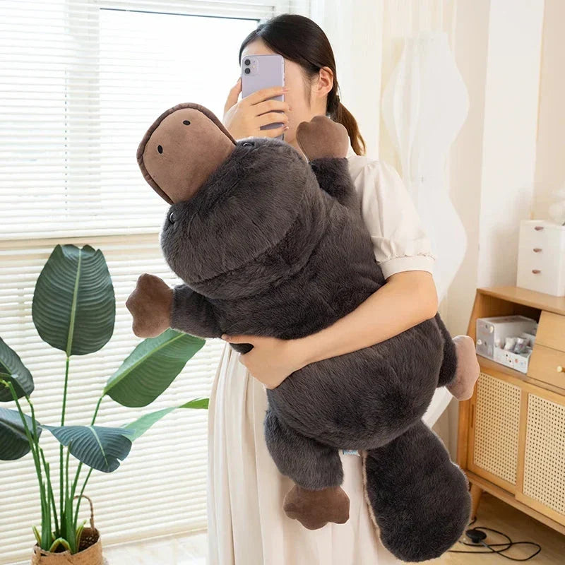 Adorable Giant Fluffy Platypus Stuffed Animal
