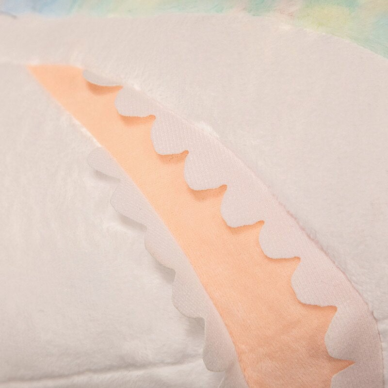 Adorable Extra-Large Fuzzy Galaxy Shark Plush Toys