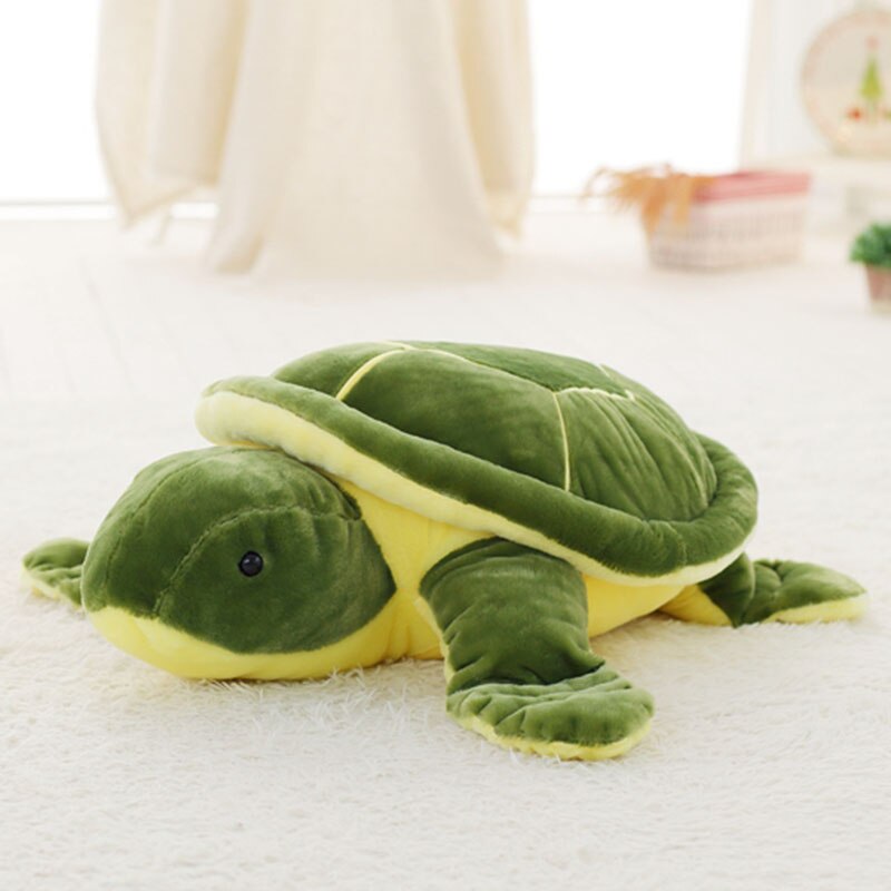 Adorable Green Kawaii Chonky Sea Turtle Plush Toy