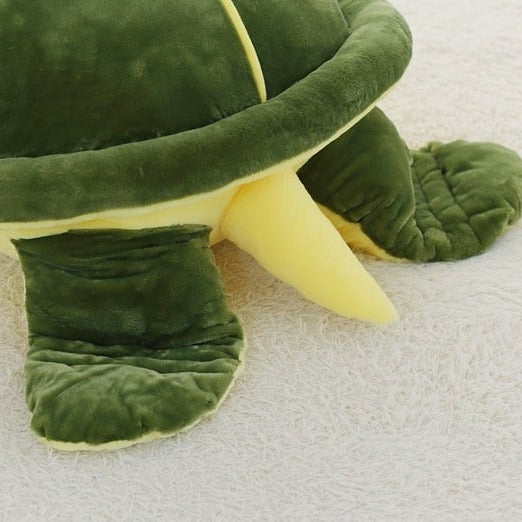 Adorable Green Kawaii Chonky Sea Turtle Plush Toy