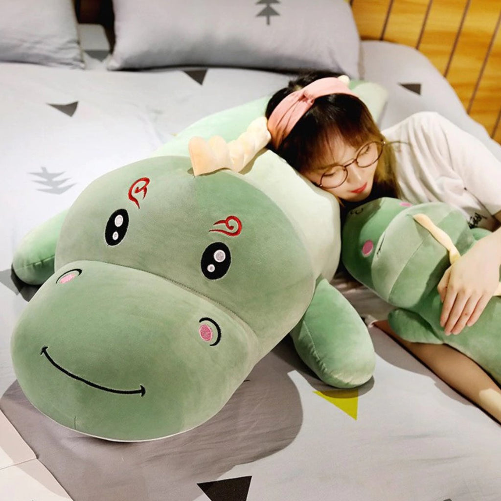 Cuddle Up with Haku the Adorable Dinosaur Plushie!