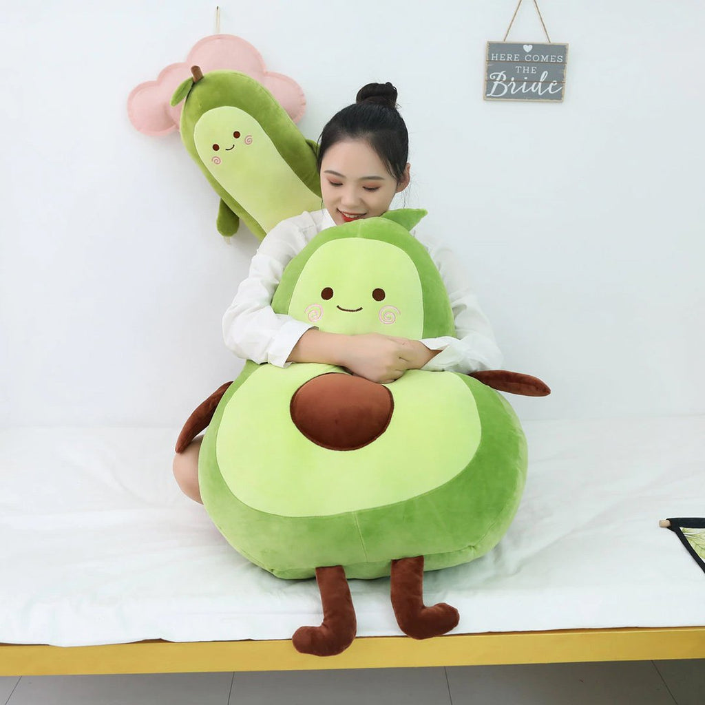 Joyful Green Avocado Stuffed Toy