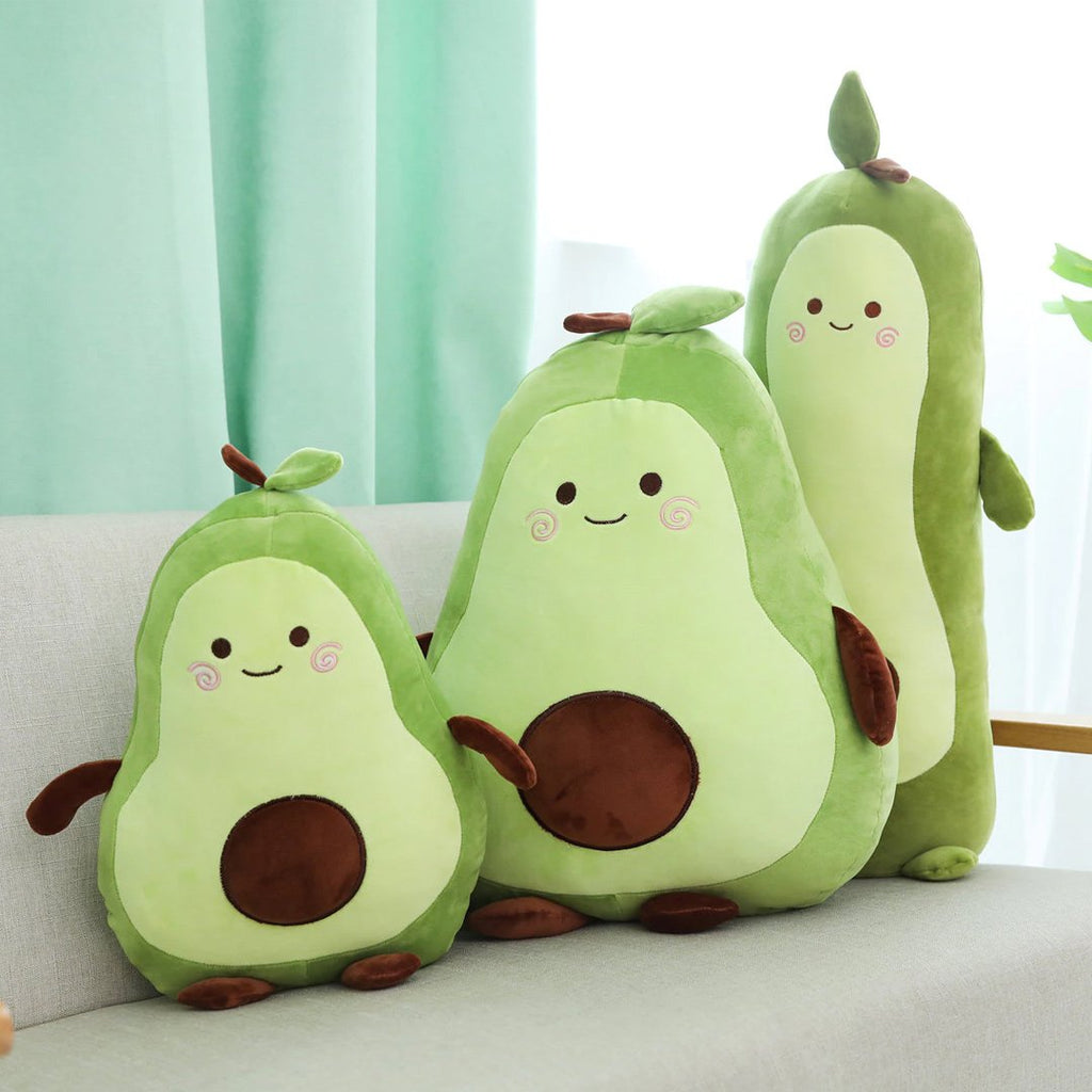 Joyful Green Avocado Stuffed Toy