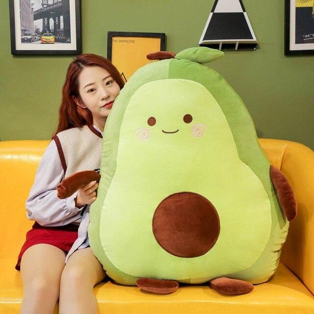 Cheerful Green Avocado Cuddle Buddy